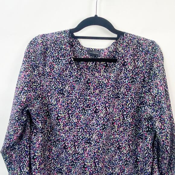 2/$30 The Limited Large Womens Multicolor Speckle Popover Blouse Top - Picture 3 of 8